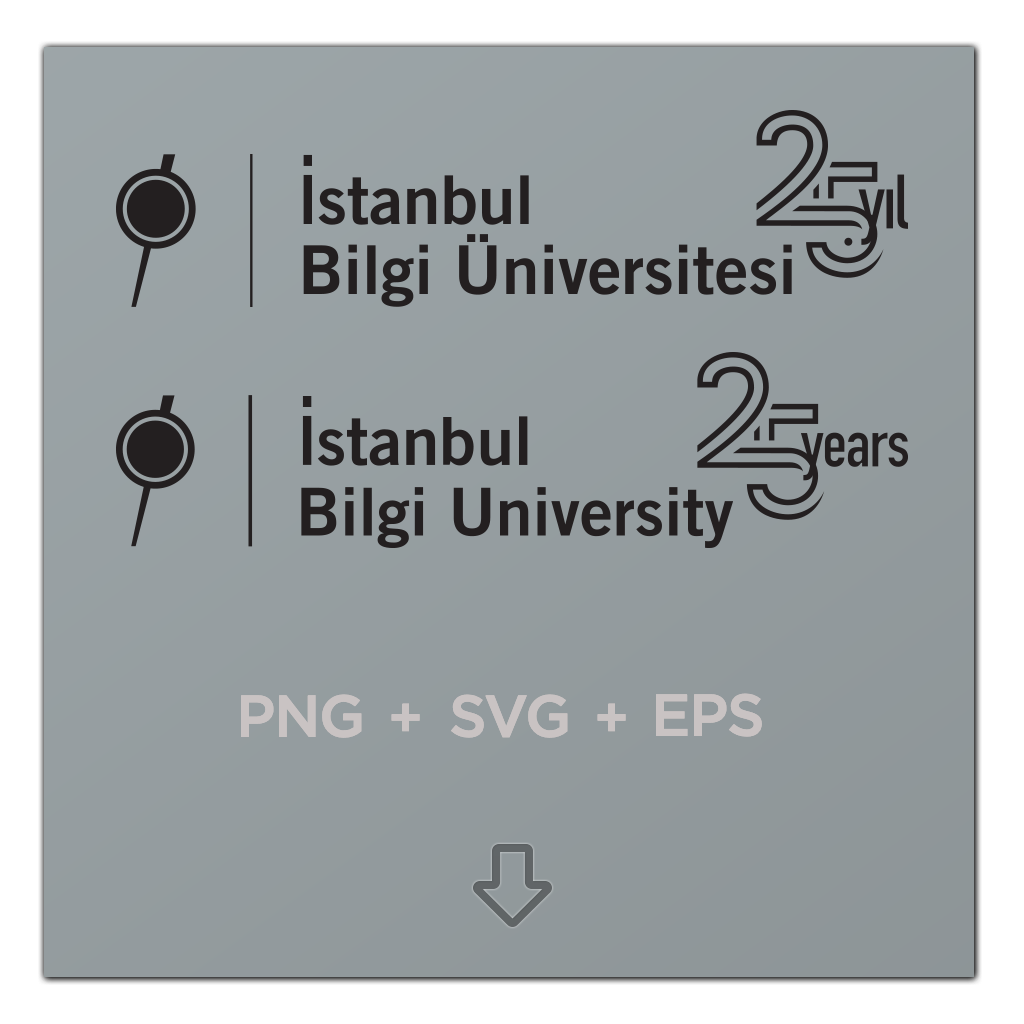 Türkçe ve İngilizce Siyah Logoları İndirin